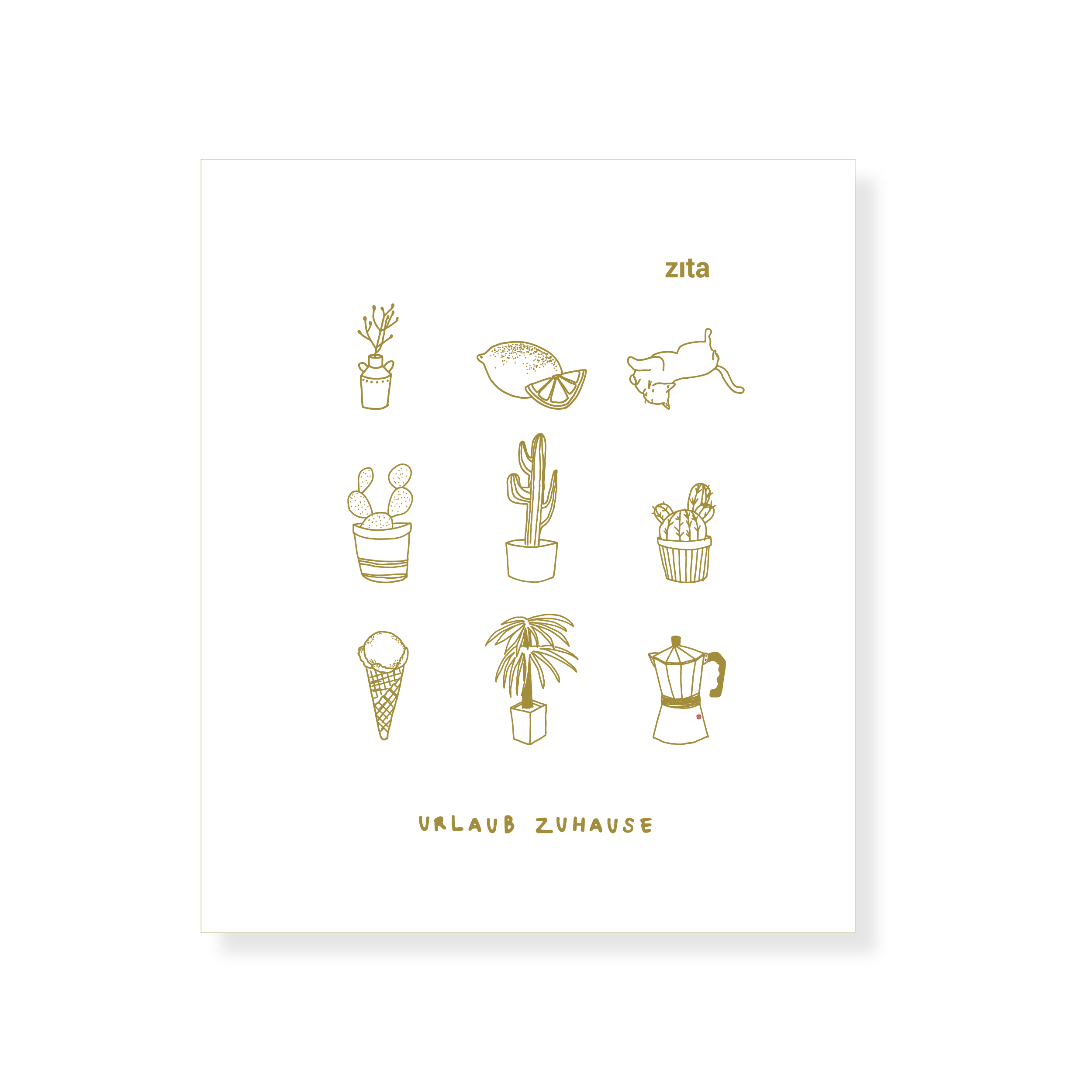 ulla-geschirrtuch-gold-zitaproducts-frei ULLA Geschirrtuch gold